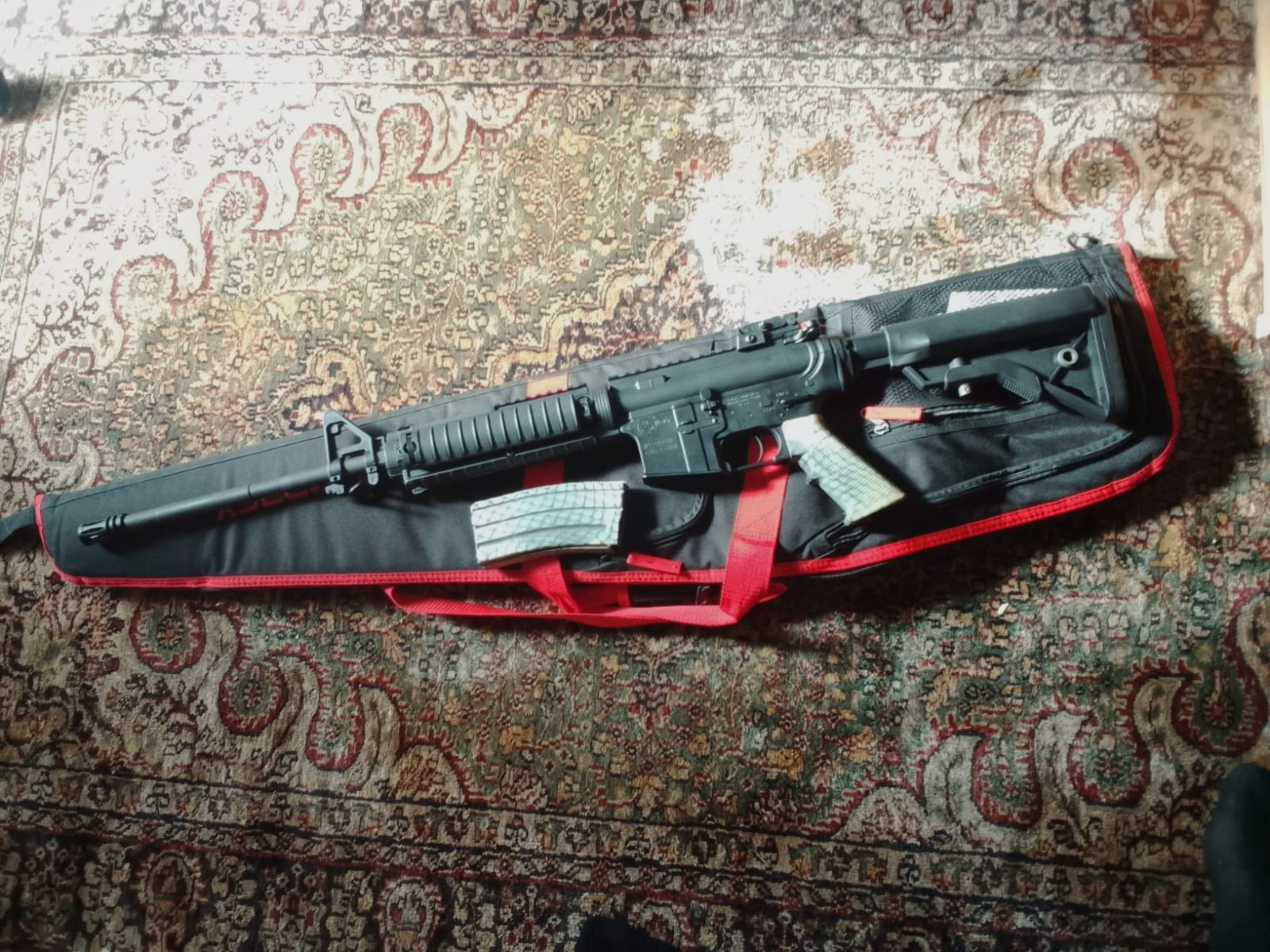 M4 Carbine Kipplauf 4,5mm + Tasche