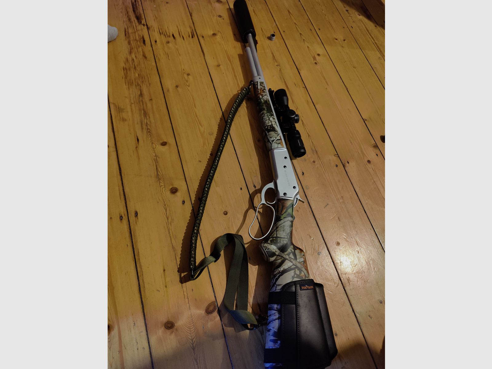 Davide Pedersoli Guidemaster 1886 lever-action rifle, image 2 of 6