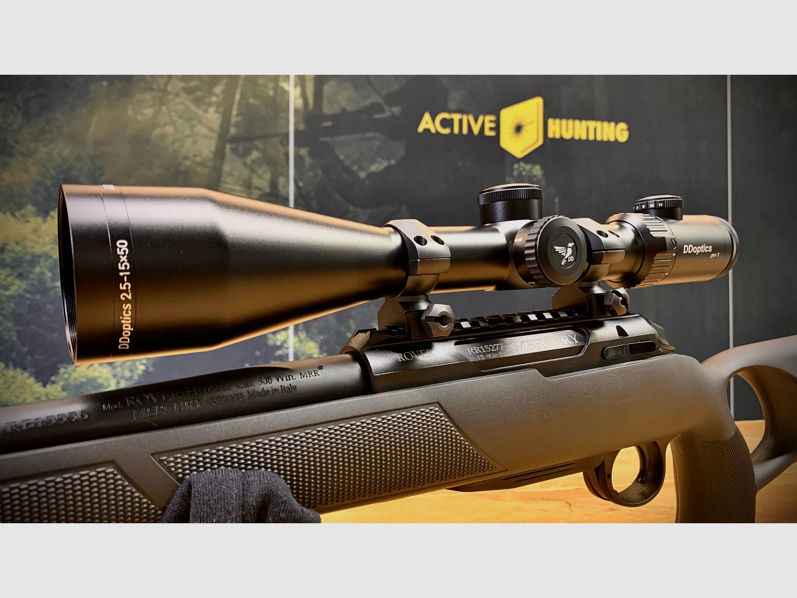 Mercury Rover G2 Thumbhole / .308 / 45cm LL / inkl. Montage / Brenner SD / DDoptics 2,5-15x50 IFiber