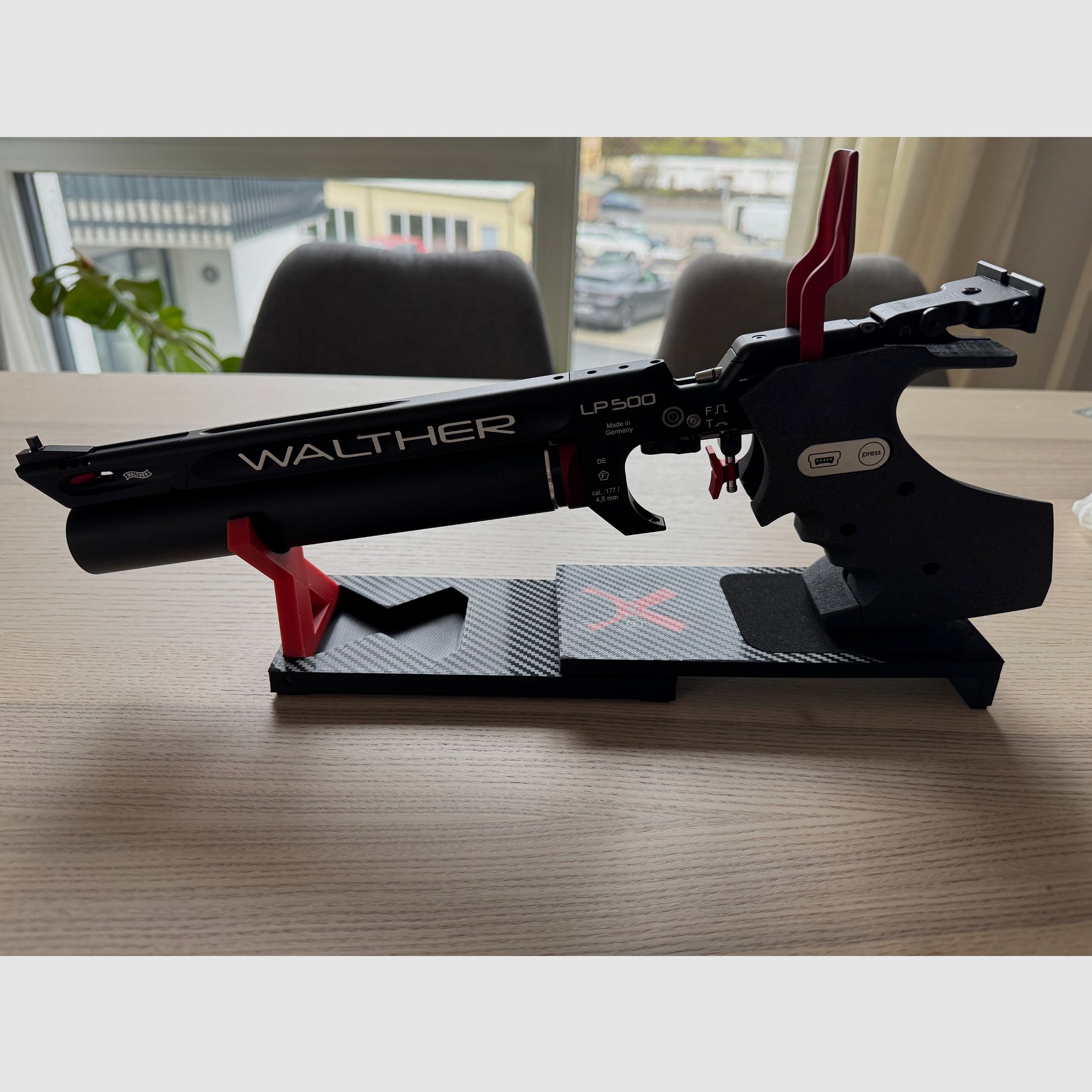 Walther LP 500 Master Factory red