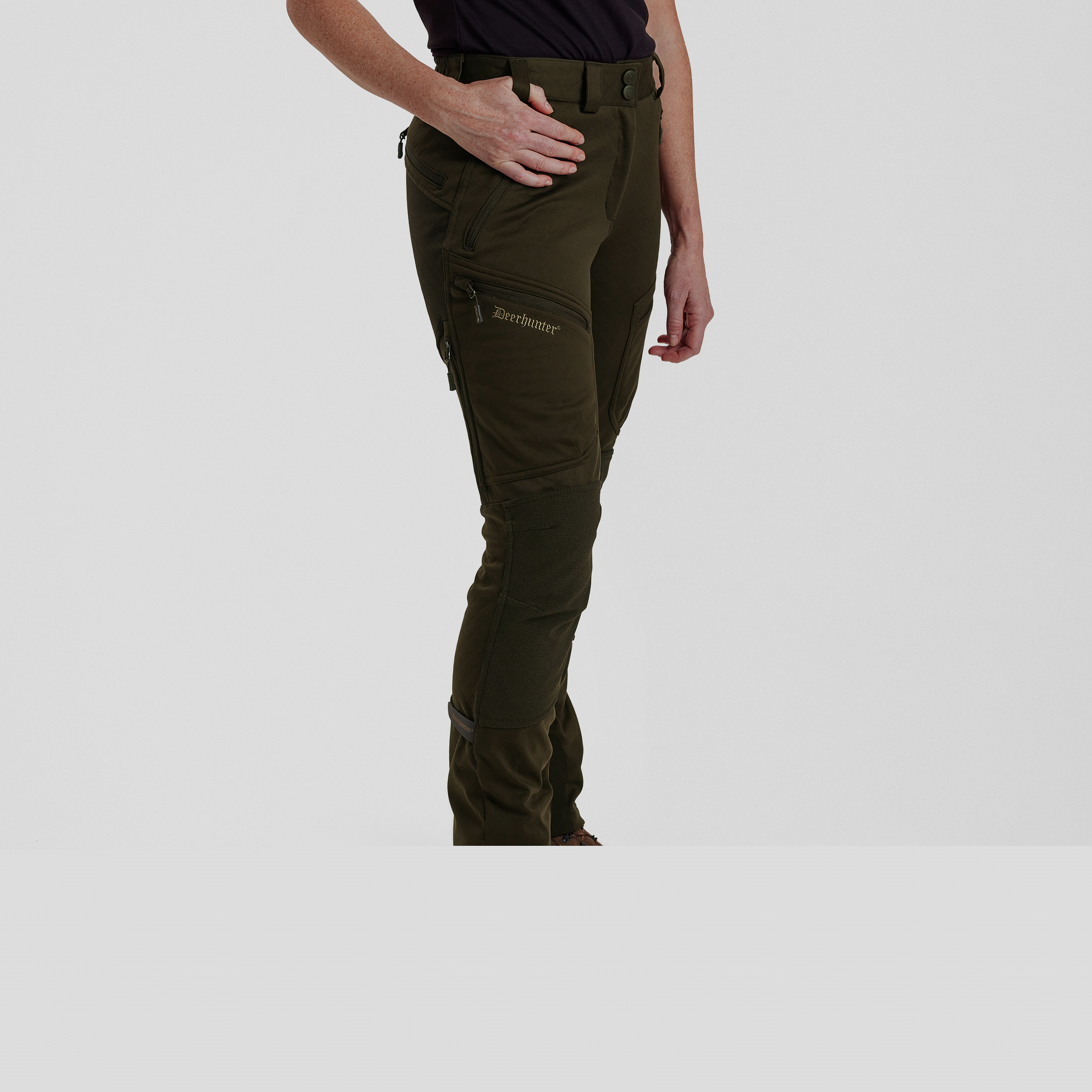 Lady Excape Softshell Hose - Art Green – Kleidergröße Damen: 46