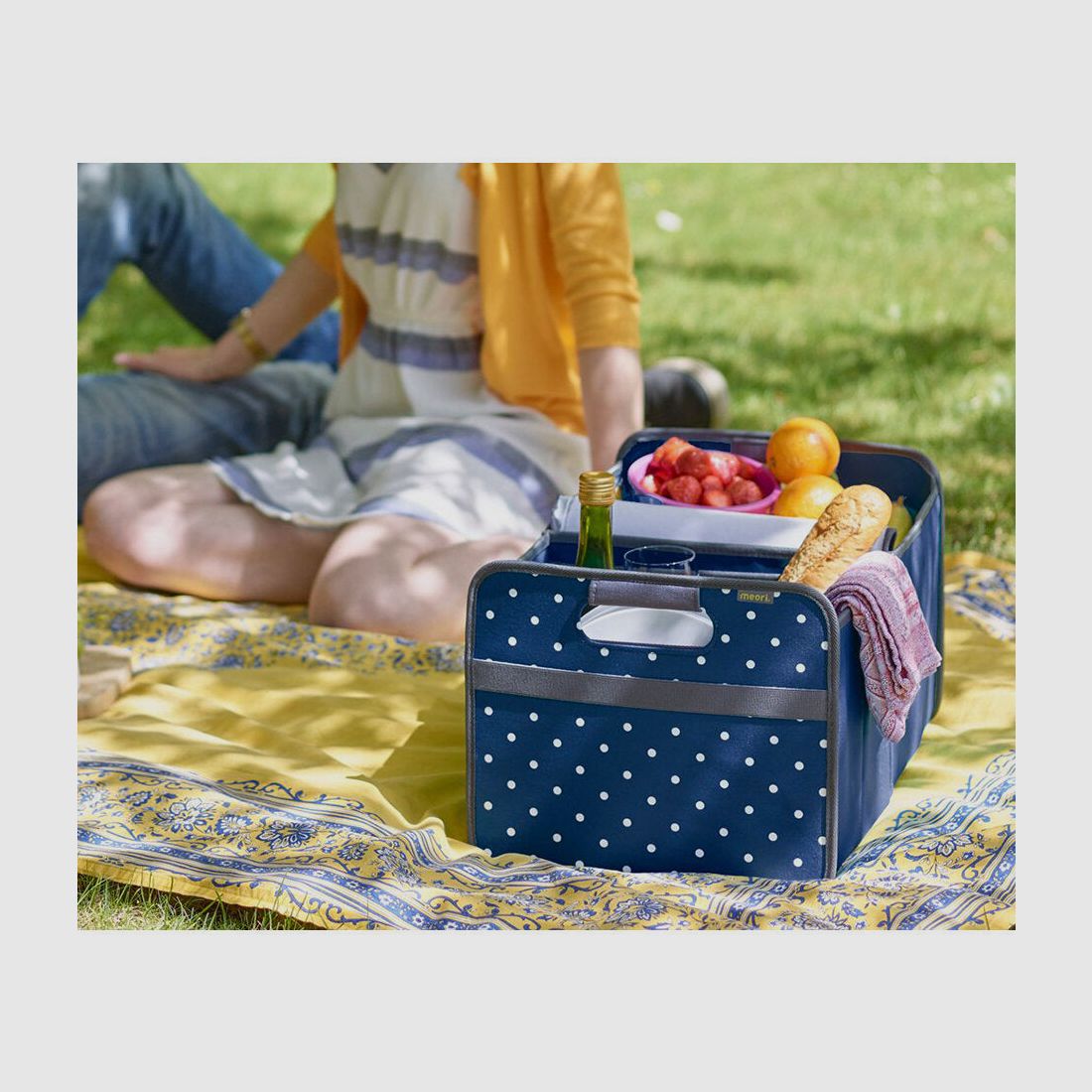 Scatola Pieghevole meori Classic, Blu Marino, M, immagine 2 di 8