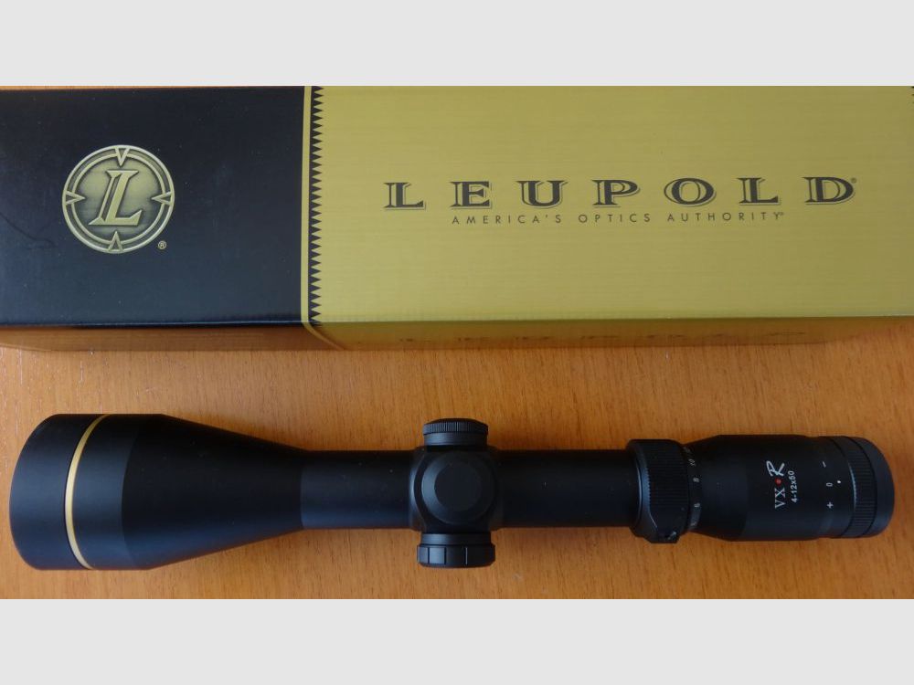 Leupold richtkijker: Leupold 4-12x50VX-R, verlicht.