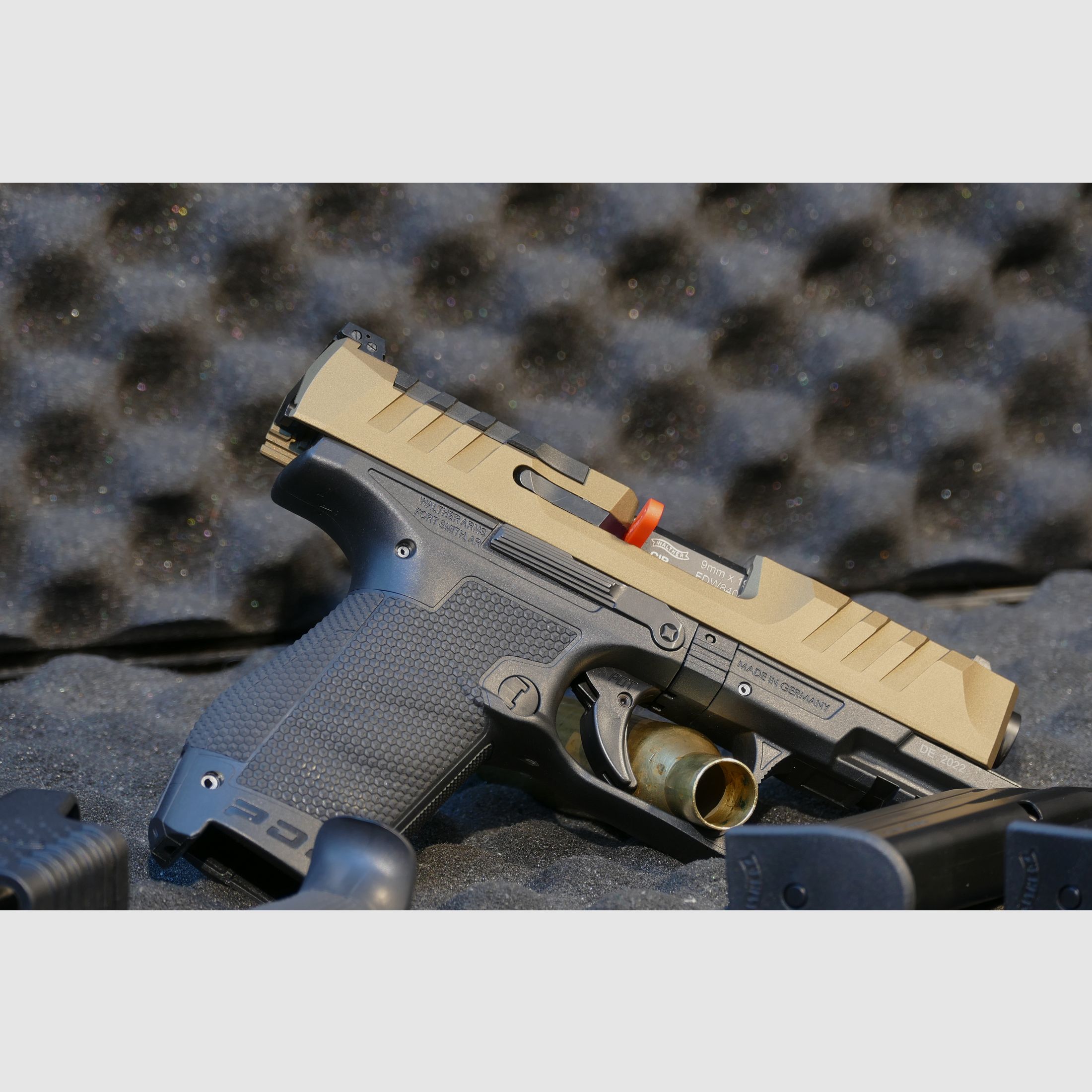 Walther PDP Compact, 4", 9x19, Custom Ceracote burnt Bronce Performance Duty Pistol WHB14