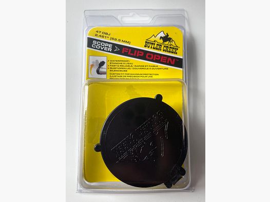 Butler Creek 30470 Flip Open Objectives Pokrywa obiektywu 47 OBJ 62,5mm