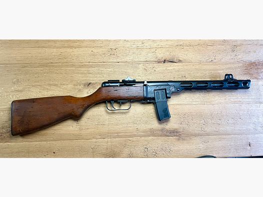 PPSch41 /  PPSH41 umgebaut auf halbautom. Büchse 7,62x25mmTT sportlich zugelassen