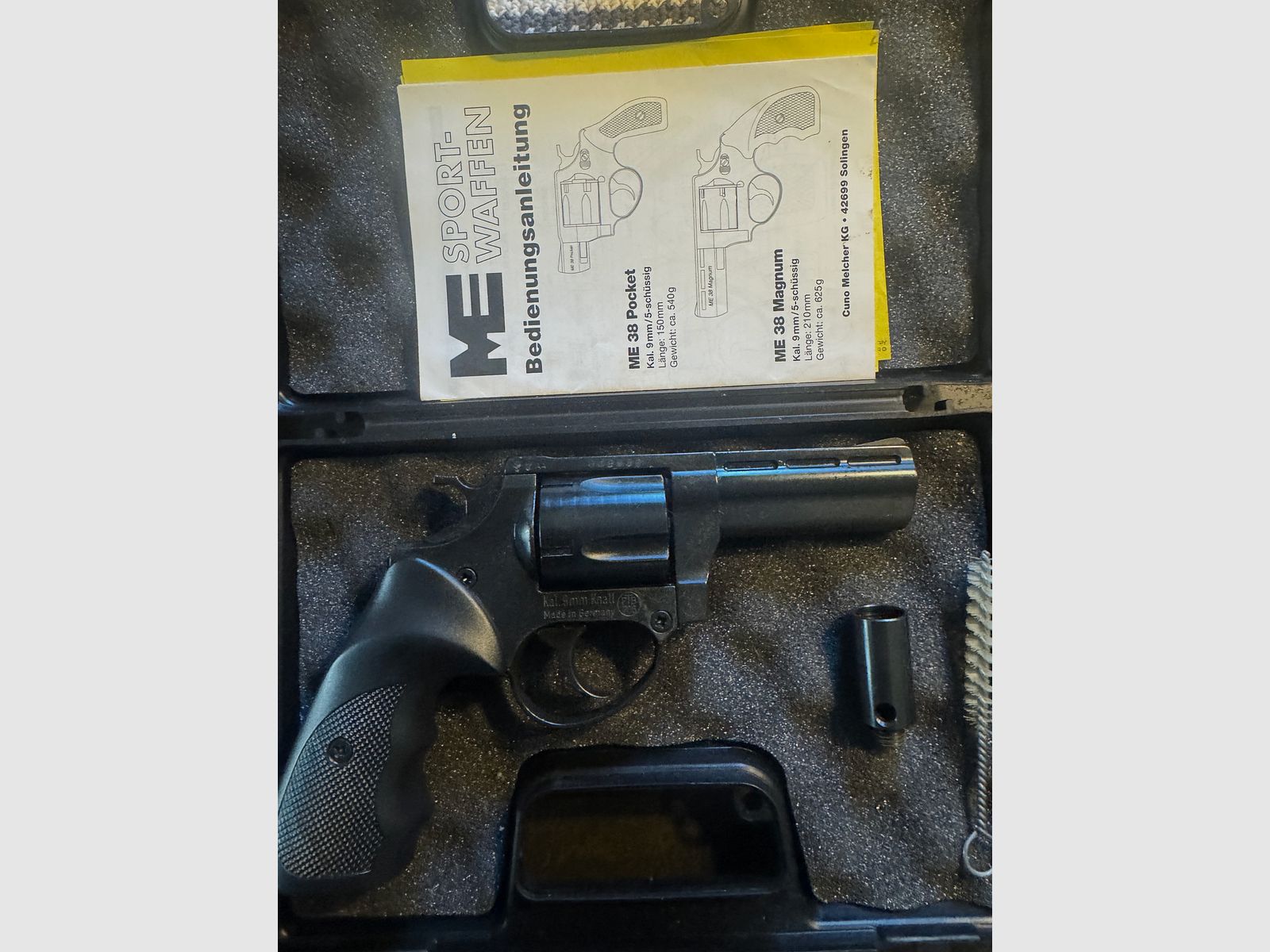 Melcher ME 38 Magnum 9mm P.A.K.