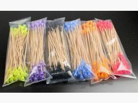 AlexBow Blasrohrpfeile .625 Bambus pink / 50 Stück