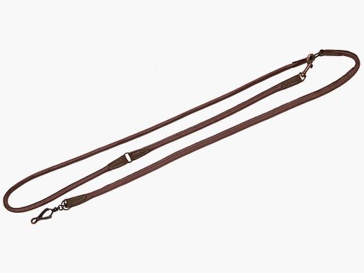 AKAH Umhängeleine / Länge: 1,85cm / auf 3 Längen verstellbar , aus Olivenleder