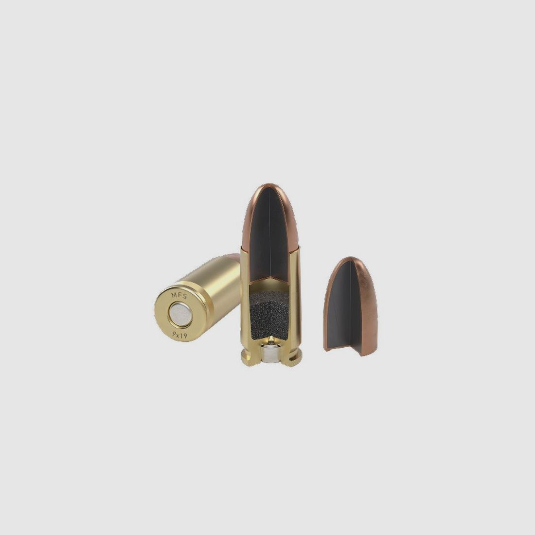 MFS 9mm Parabellum TMJ 124gr
