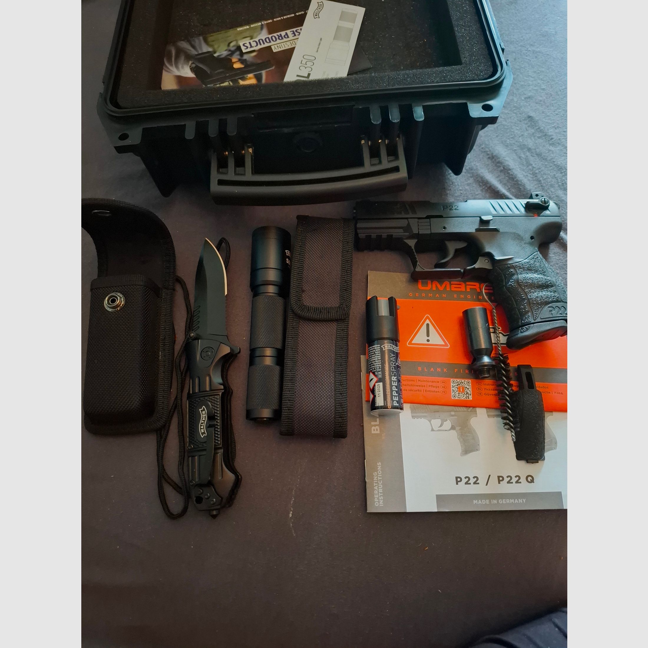 Walther P22 Q Black R2D Set NEUWERTIG 