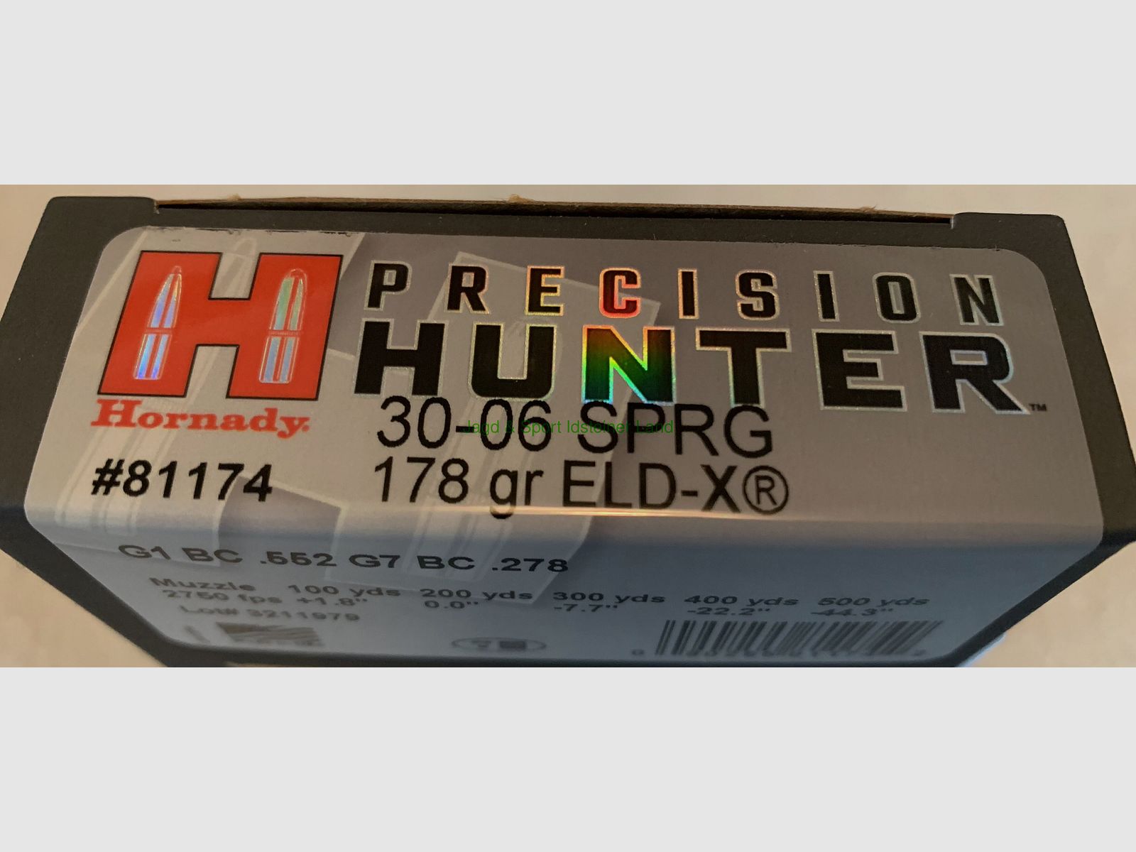 Hornady Precision Hunter - ELD-X, 178grs -, Hornady #81174
