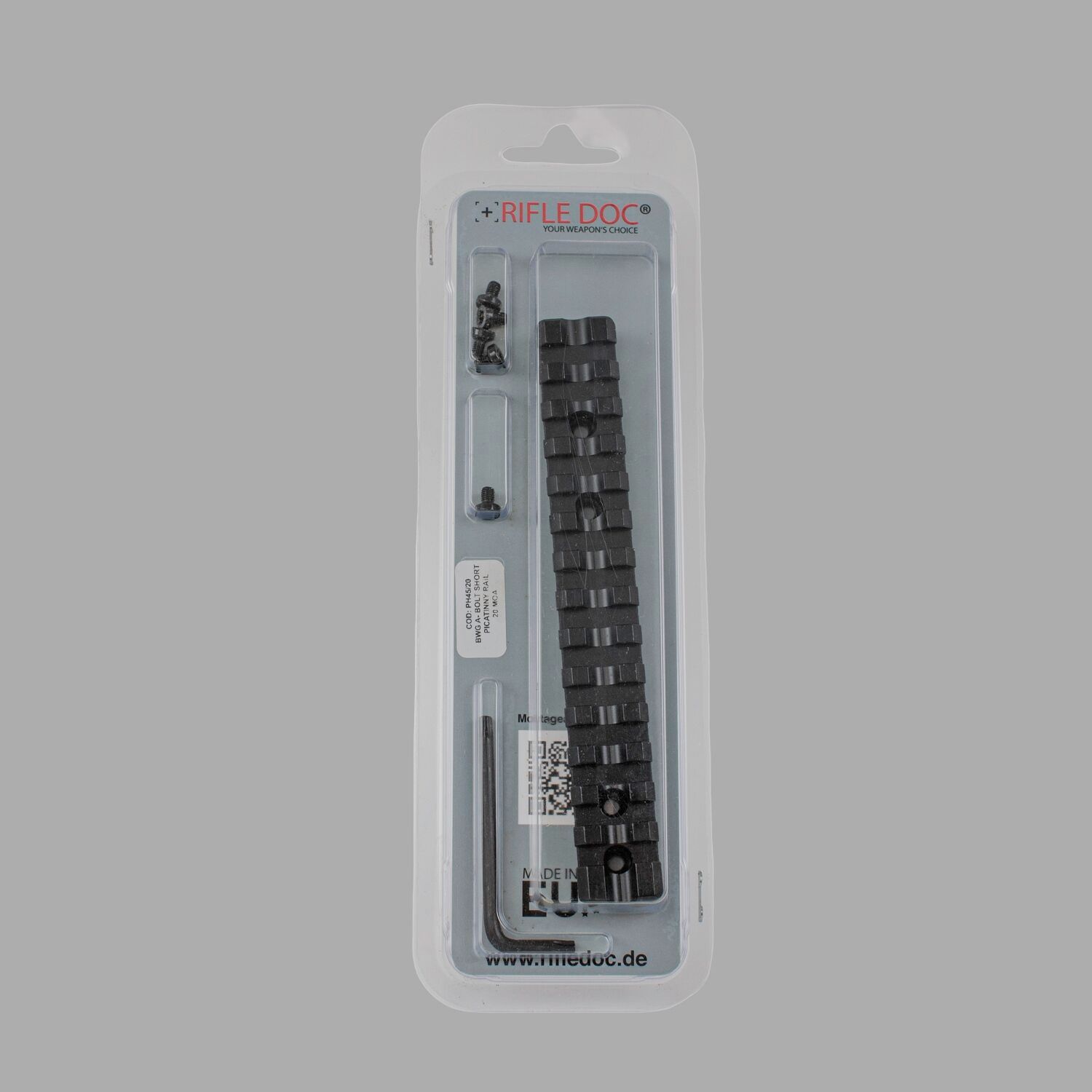 Rifle Doc Picatinny Weaver STAHL Schiene für BROWNING A-BOLT SA (Short Action) UND EURO BOLT SA