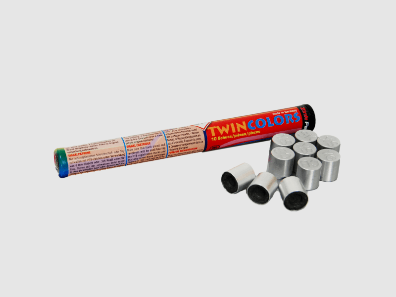 Zink Fuochi d'Artificio Twin Colors Stelle Segnale 10 pz. 15 mm