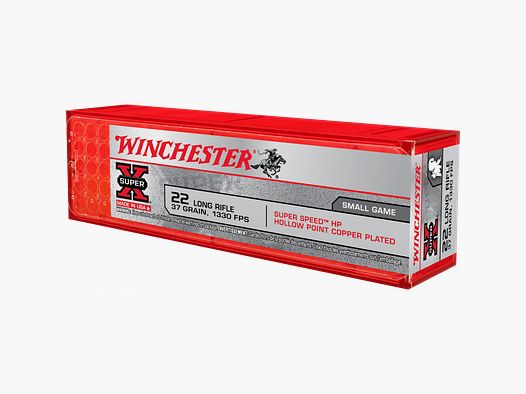 WINCHESTER 22 LR 37 GRS / 2,4 G PIOMBO SUPER SPEED 100 PZ