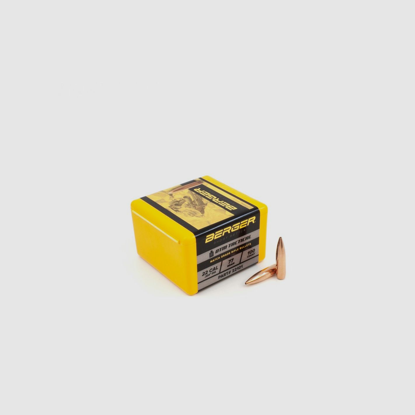 BERGER GESCHOSSE 22 (.224) 77gr OTM TACTICAL 100 Stk, Bild 2 von 3