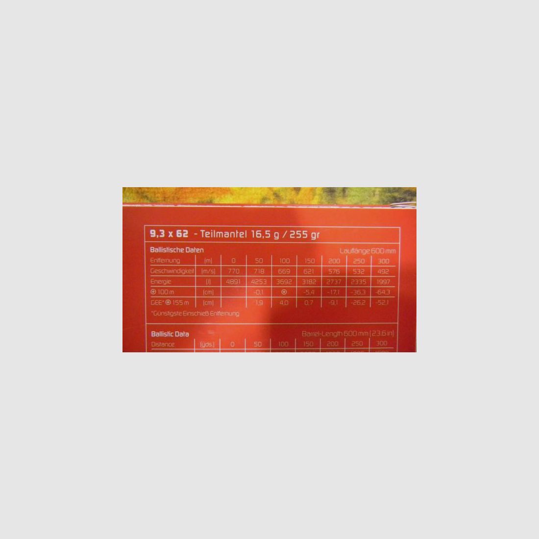 Geco Softpoint 9,3x62 255 grains, Bild 3 von 4