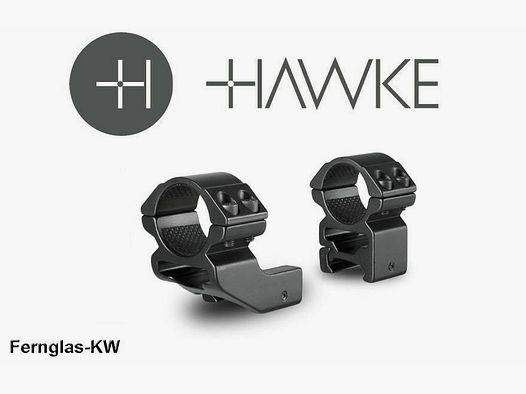 HAWKE 22124 ring mount 25.4 mm Weaver high 1 inch offset size