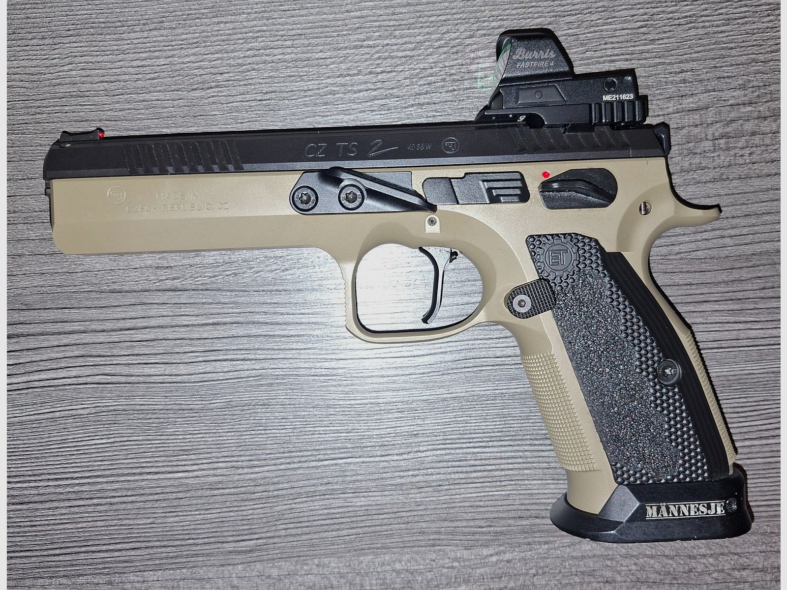 CZ Shadow TS2, 40SW, IPSC, tuning, deportivo, handgun, like new, imagen 2 de 5
