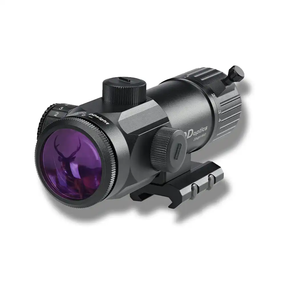 DDoptics RedDot Visier DDsight MAG 1-4x22 Tactical IFiber Dentler PROLock