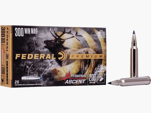 Federal Premium Terminal Ascent .300 Win. Mag. 200GR 20 patronen