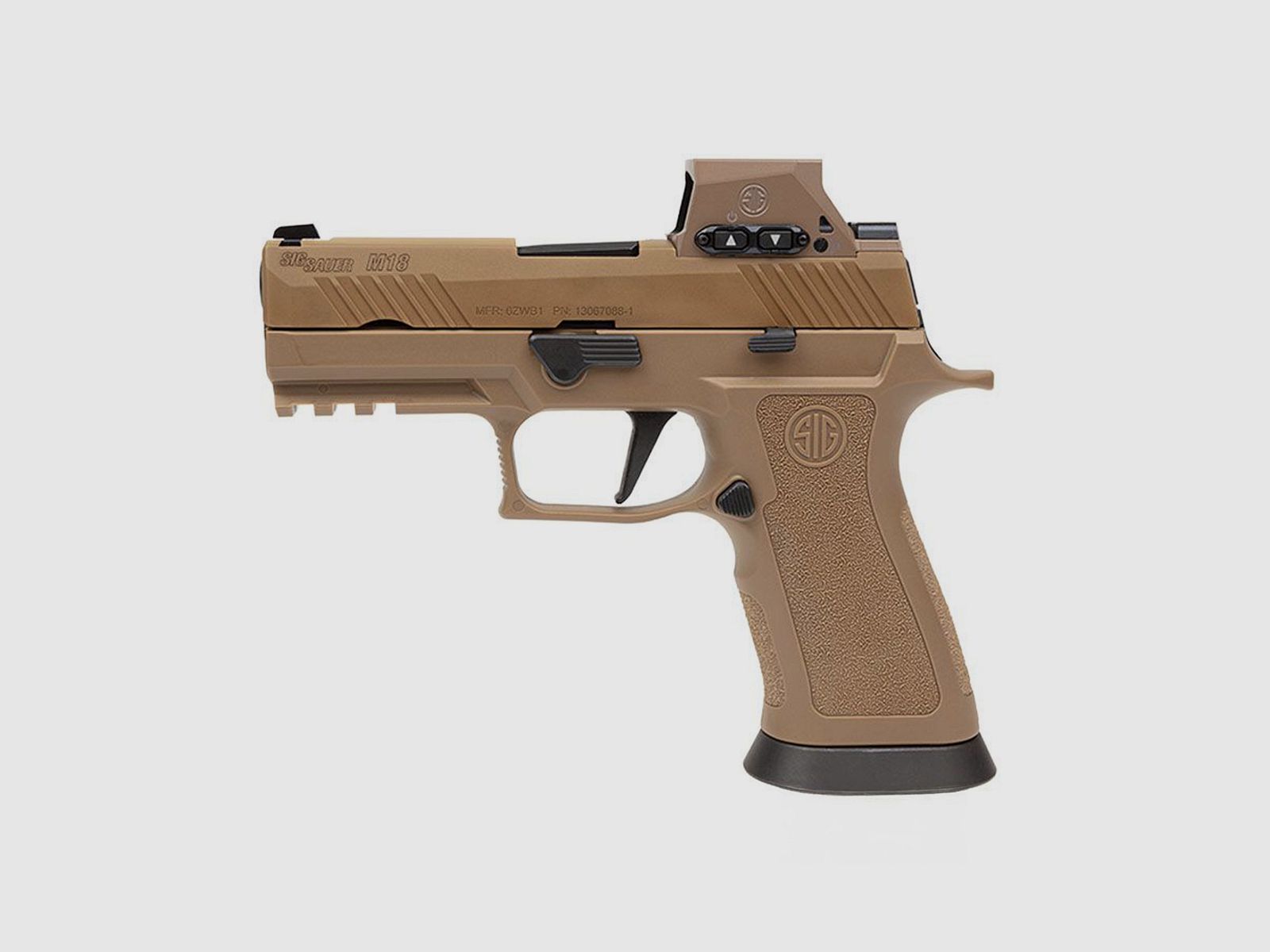 SIG SAUER M18X incluso ROMEO-M17 Coyote Tan 9mm Luger - Pistola semiautomatica