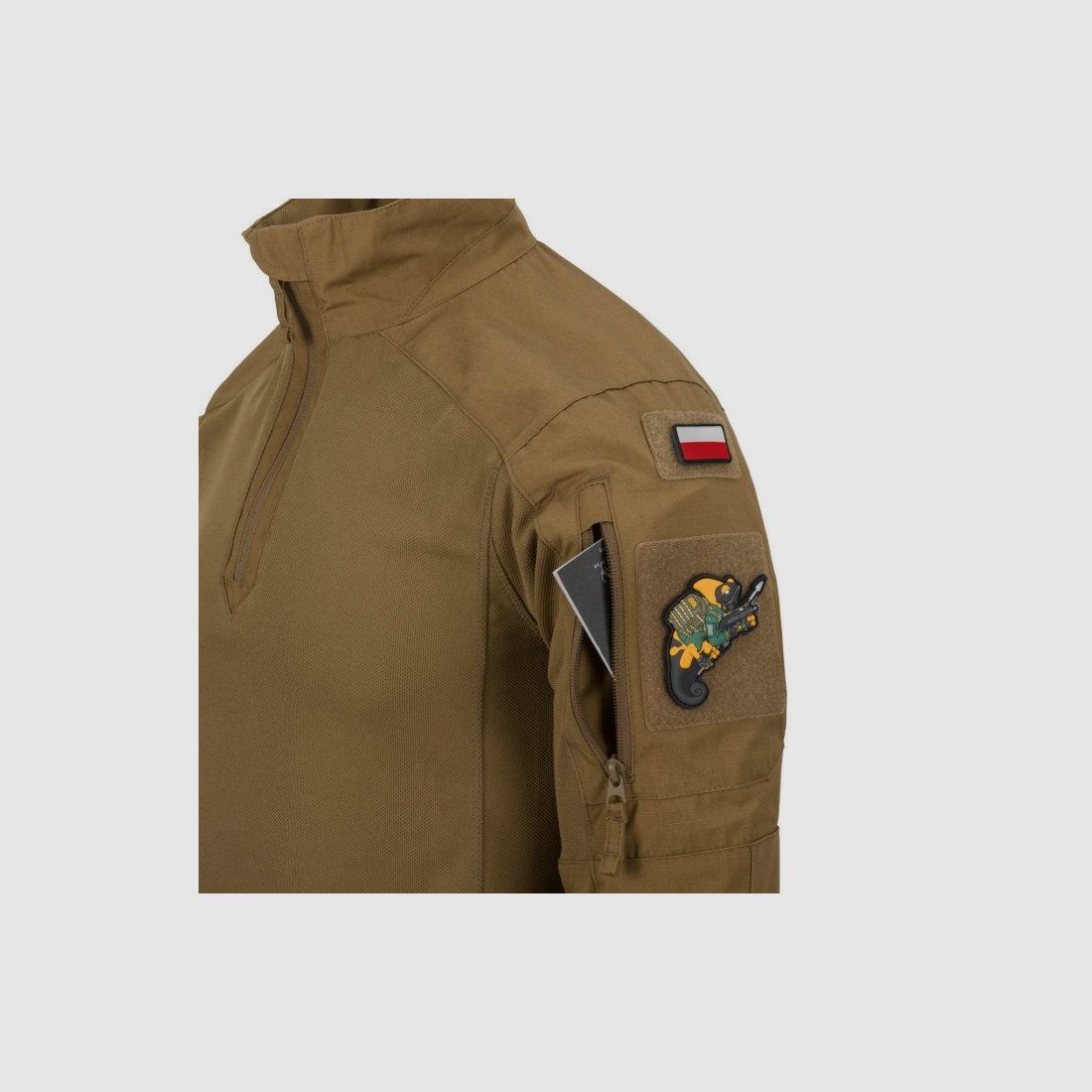 Chemise de combat Helikon MCDU en NyCo Ripstop, Coyote (BL-MCD-NR-11), image 4 sur 6