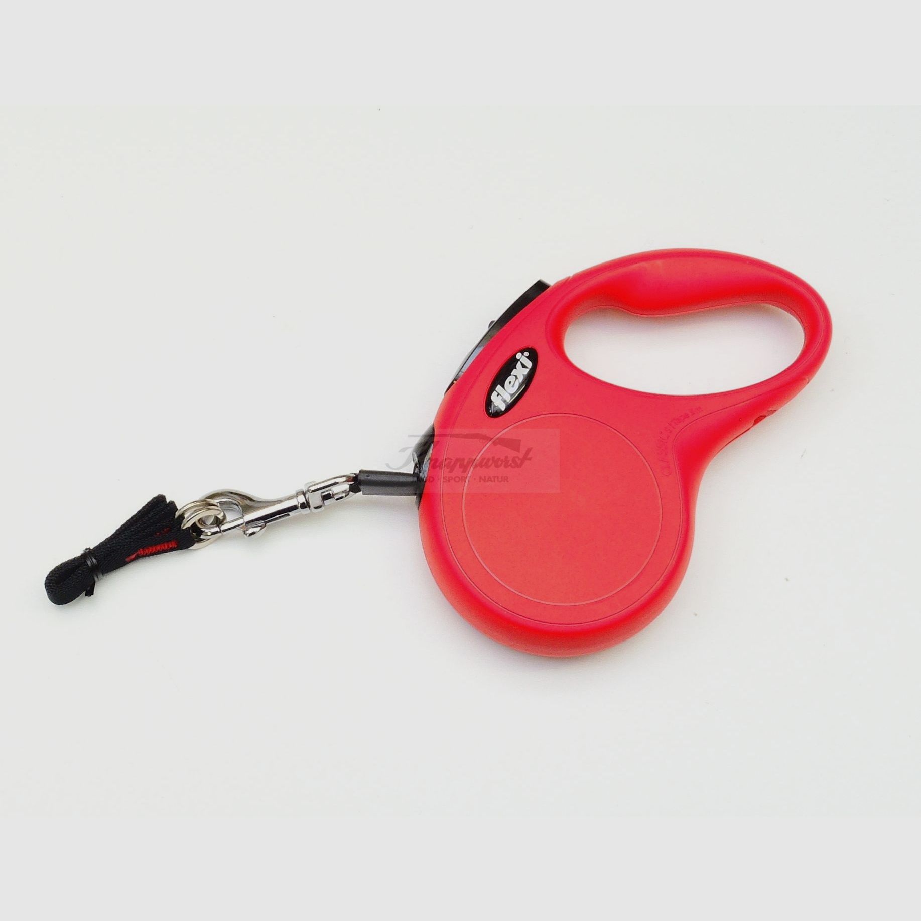 Laisse Flexi rouge 5 m taille M à sangle