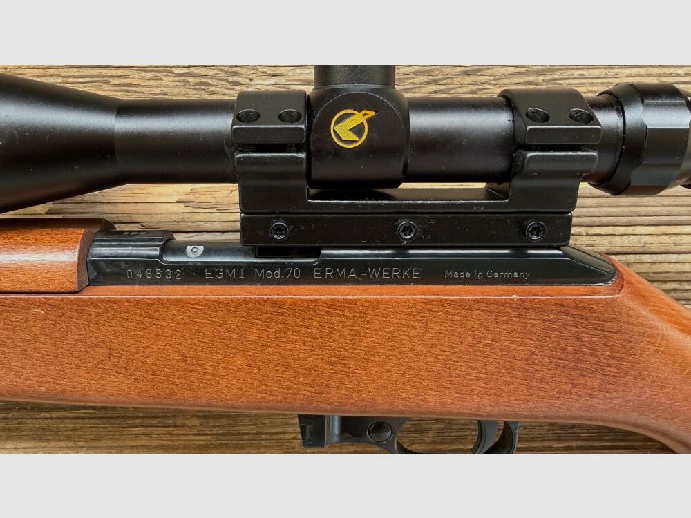 Erma EGMI Mod. 70 mit ZF Gamo 3 -9x40 .22lr