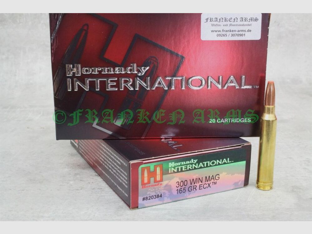 Hornady ECX .300 Win.Mag. 165gr. 10,7g 20 Stück Staffelpreise