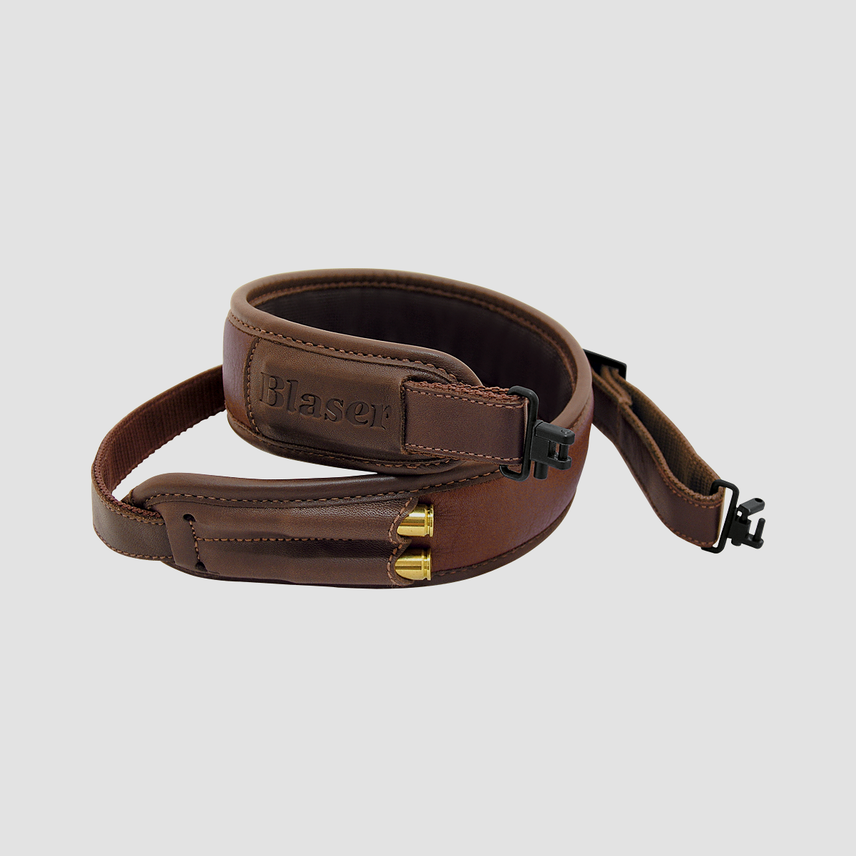 Blaser bruine leren geweerriem