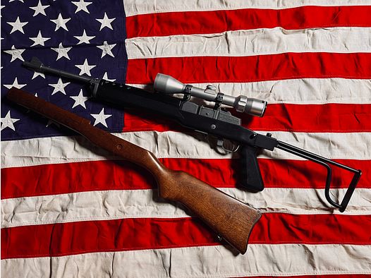 Ruger Mini 14 A-Team Variante Klappschaft + Holzschaft .223 Rem