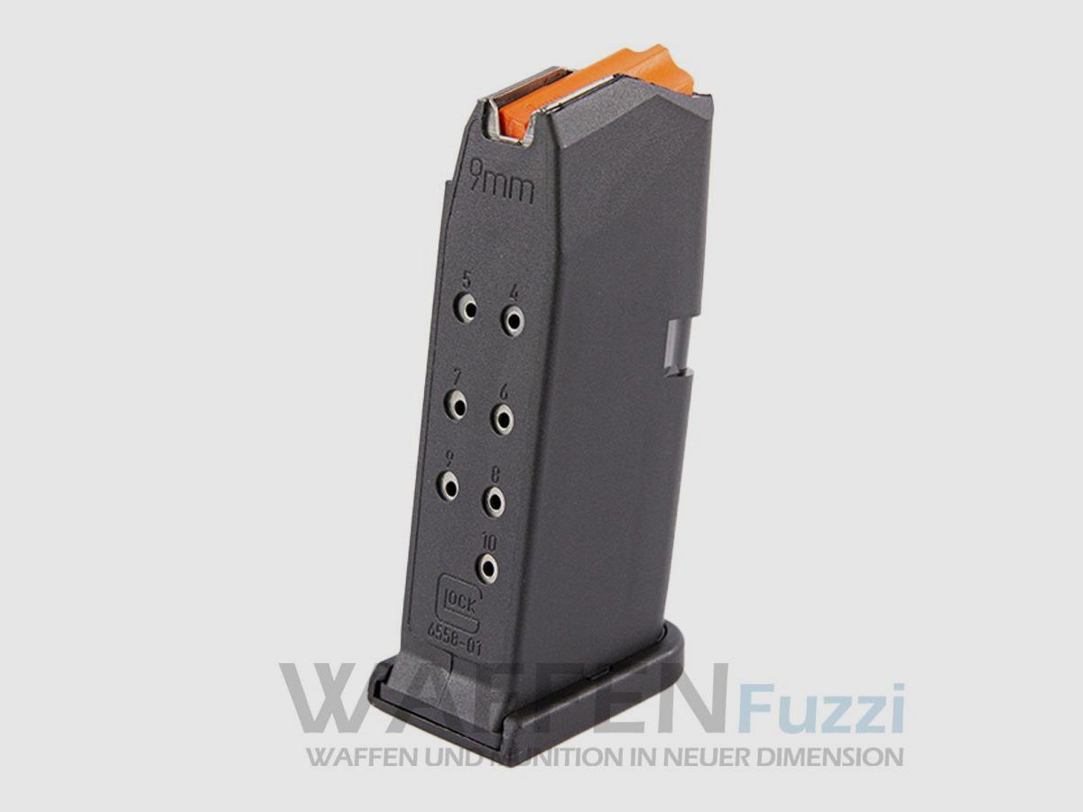 Glock 26 Gen5 Magazin Kaliber 9mm Luger 10 Schuss