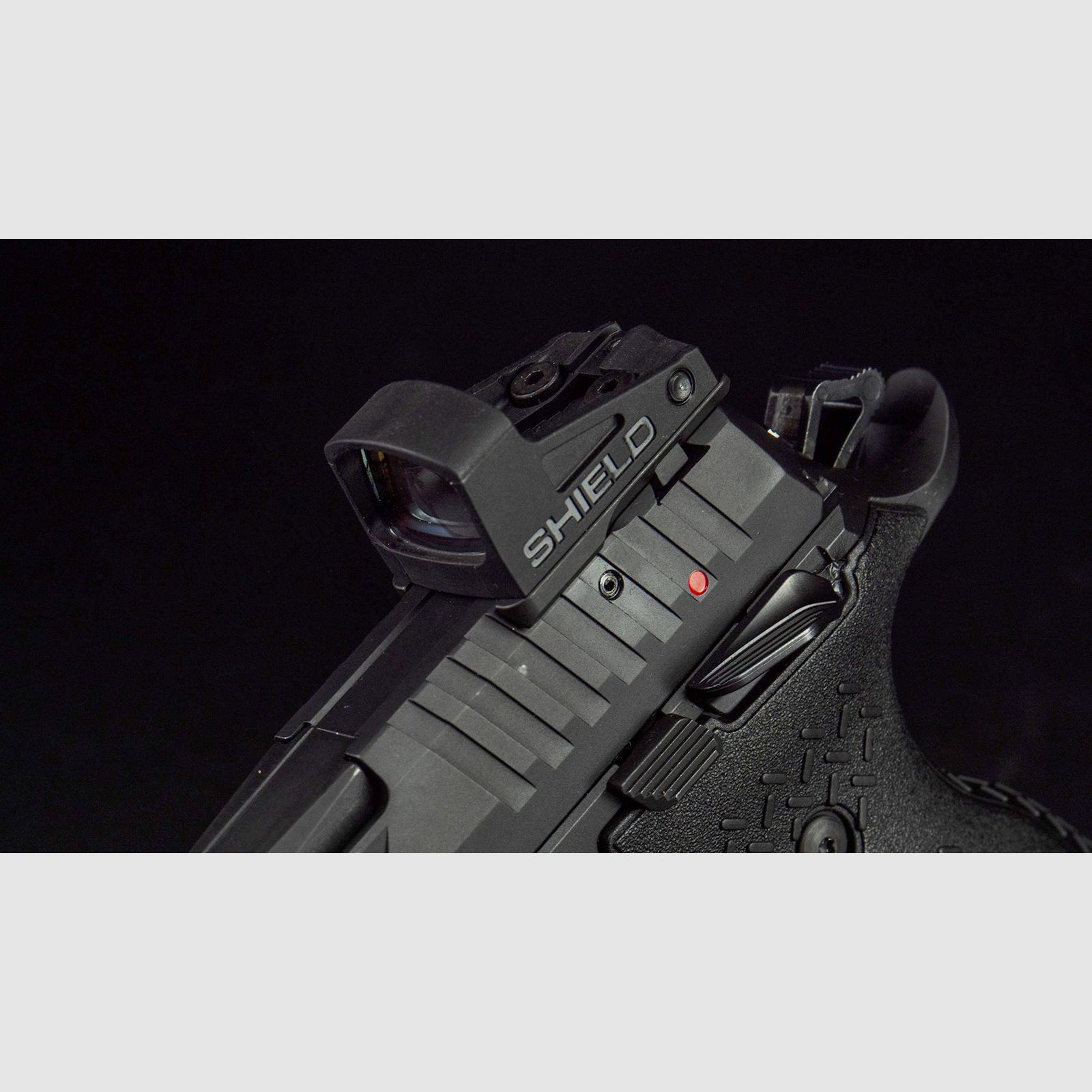 SHIELD Mini Sight 2.0 (SMS2) Rotpunktvisier – 8 MOA – Mattschwarz, Bild 4 von 6