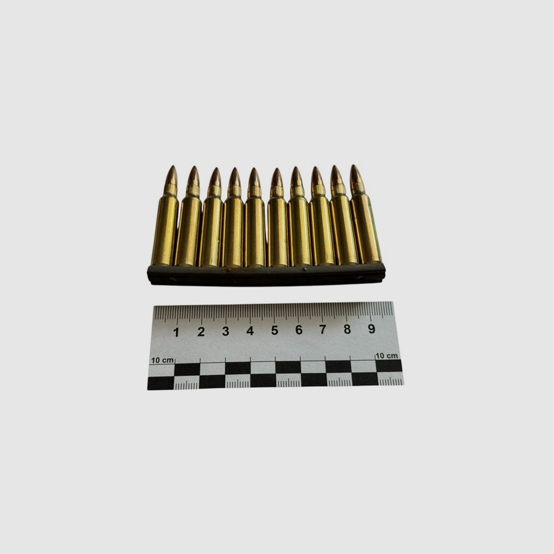 Dekopatronen im Ladestreifen – Kal. 5,56x45 / .223 REM Vollmantel Spitz | NATO Standard