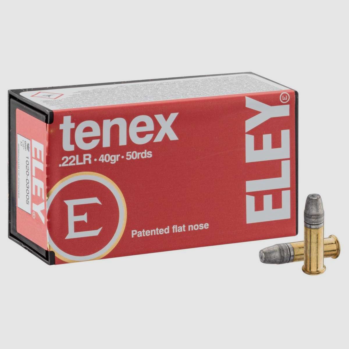 Cartouches ELEY Tenex .22 LR X50, image 1 sur 4