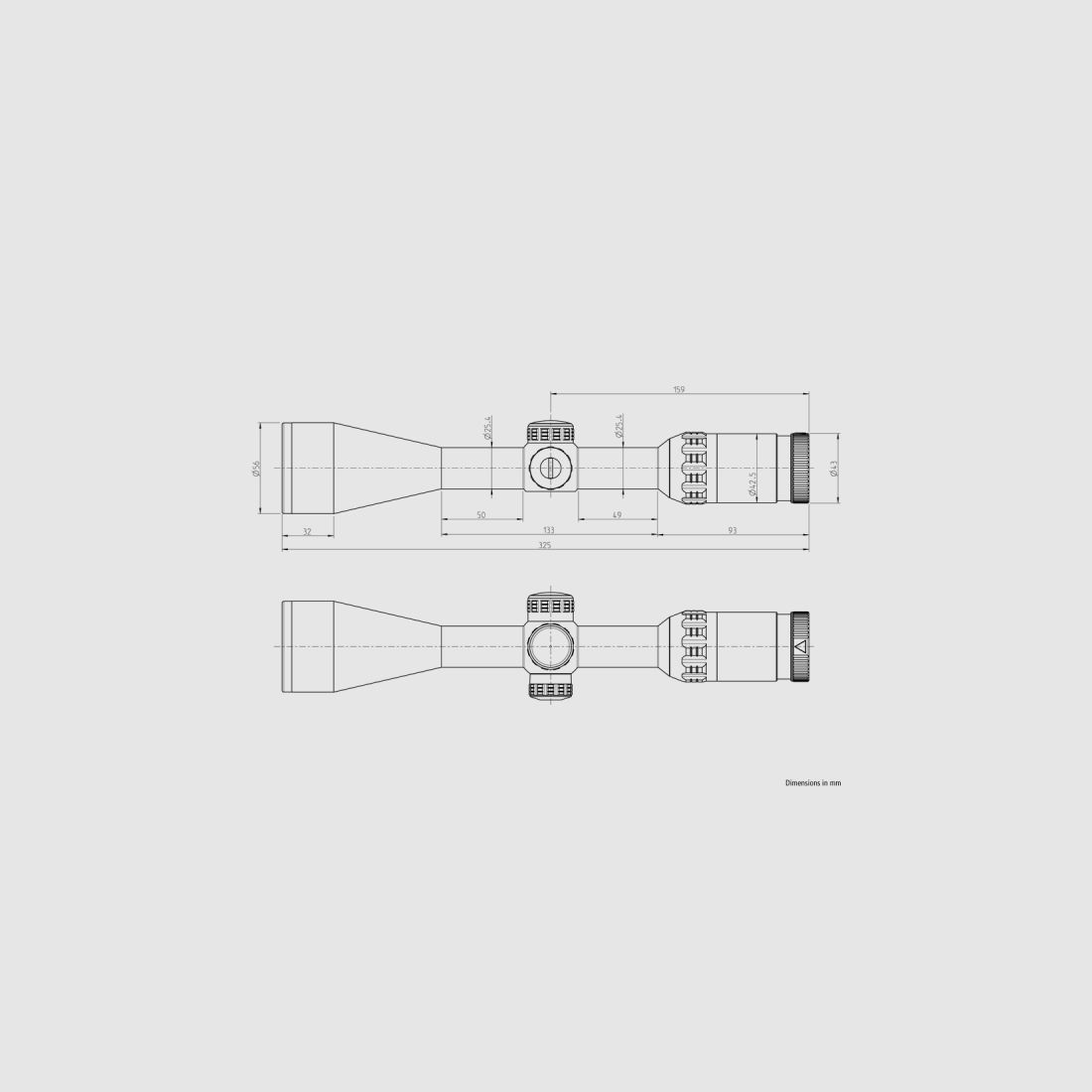 Kahles Helia 3 3-10x50i telescopio de mira