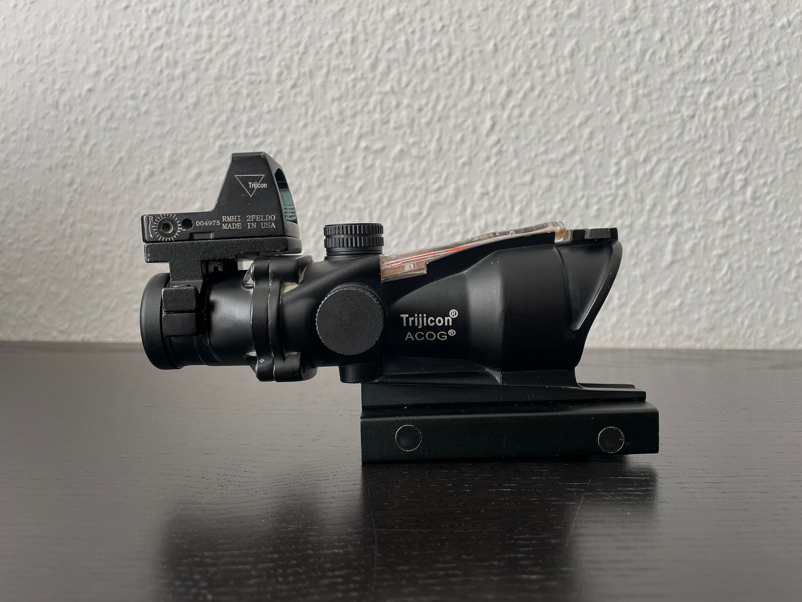ACOG + RMR combo sight 4x32 replica optics for airsoft