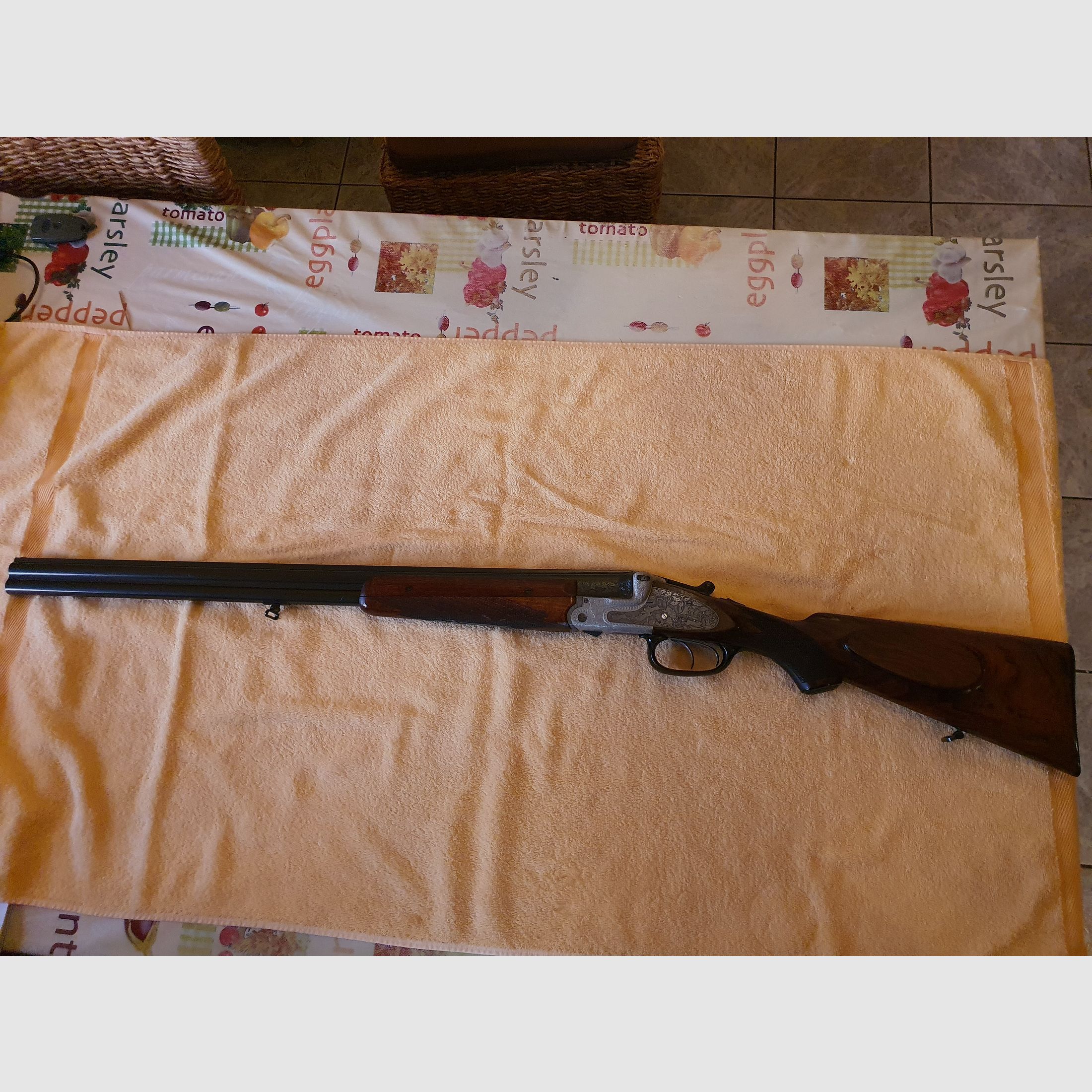 Arcydzieło Bockdoppelflinte Franz Kettner Suhl z zamkami bocznymi Holland & Holland Unikalne!