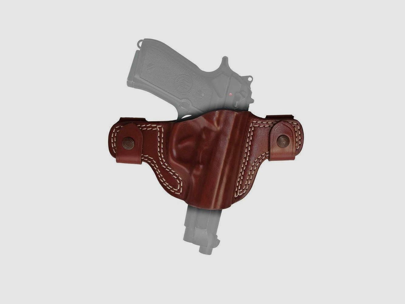 Double Snap Schnellziehholster Colt 1911/Gov.,Para Ordnance P14/P16,S&W 1911,Springfield 1911,Browning HP Braun Linkshänder