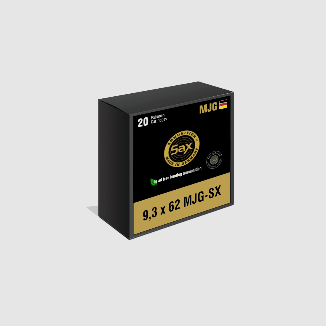 SAX Munition Kal. 9,3 x 62 MJG-SX (10,2 g)