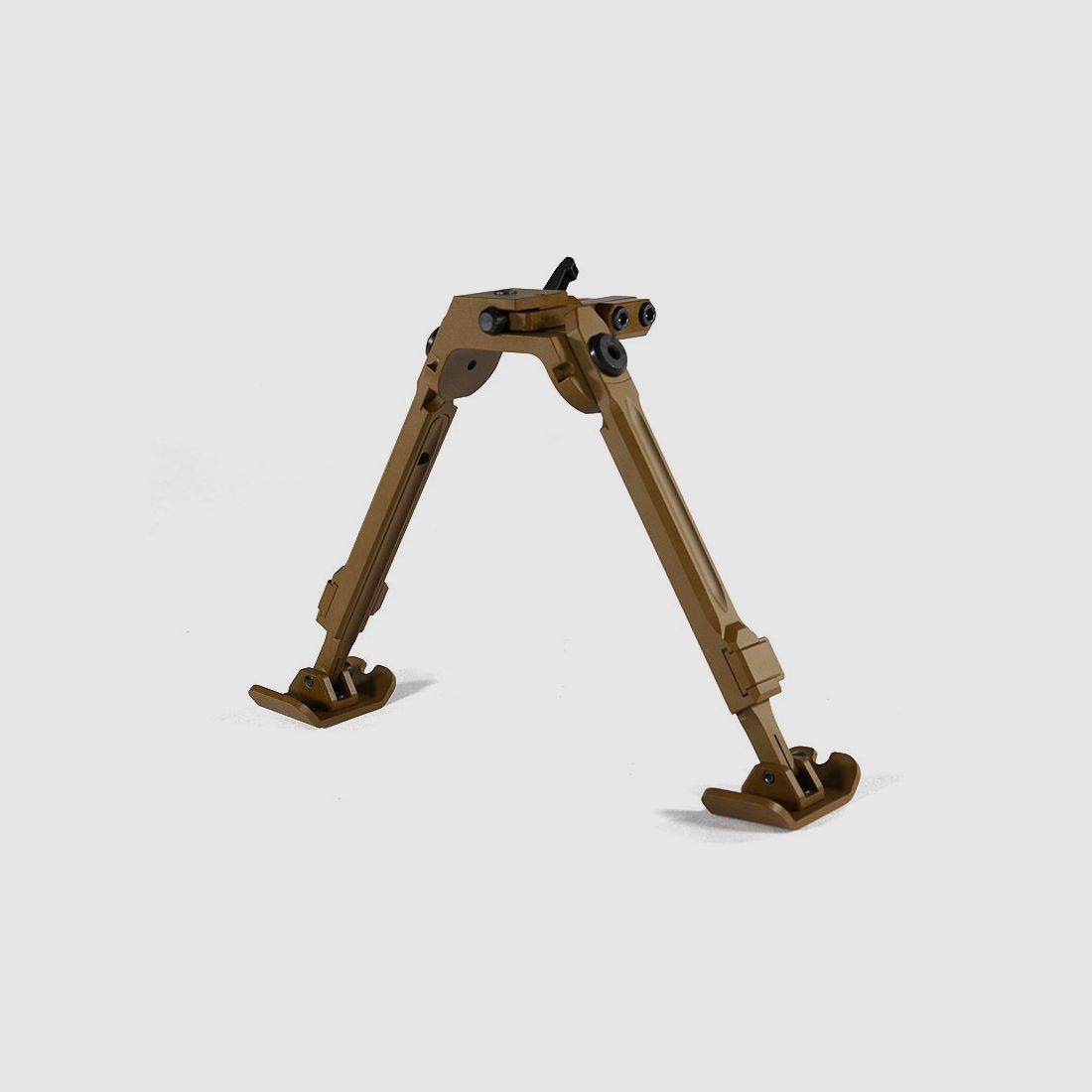 FORTMEIER bipod-set met Picatinny-adapter 12 uur, COYOTE H210 (hoogte van 21,0 tot 30,0 cm)