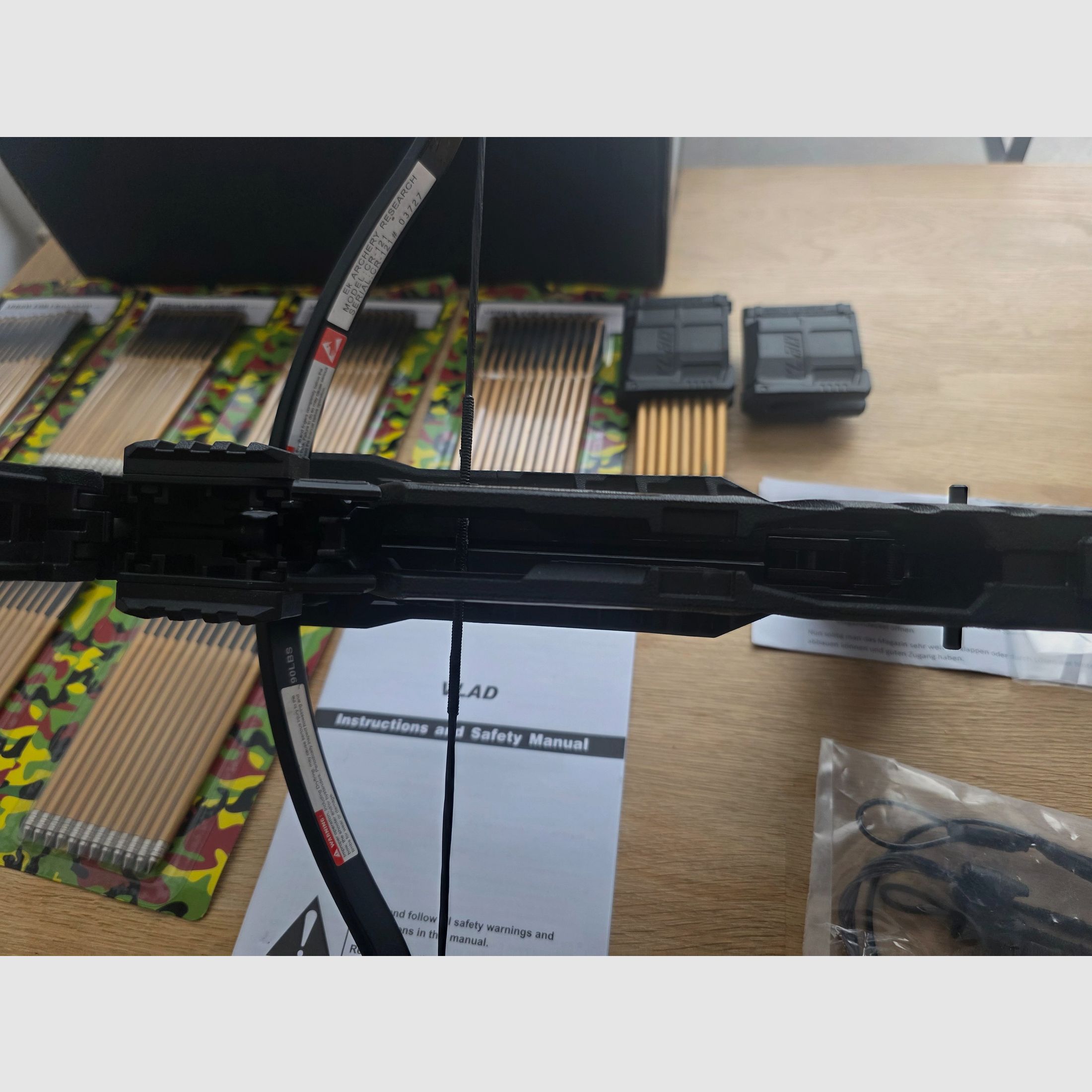 VLAD repeater/magazine crossbow used twice like new price negotiable, image 4 of 20