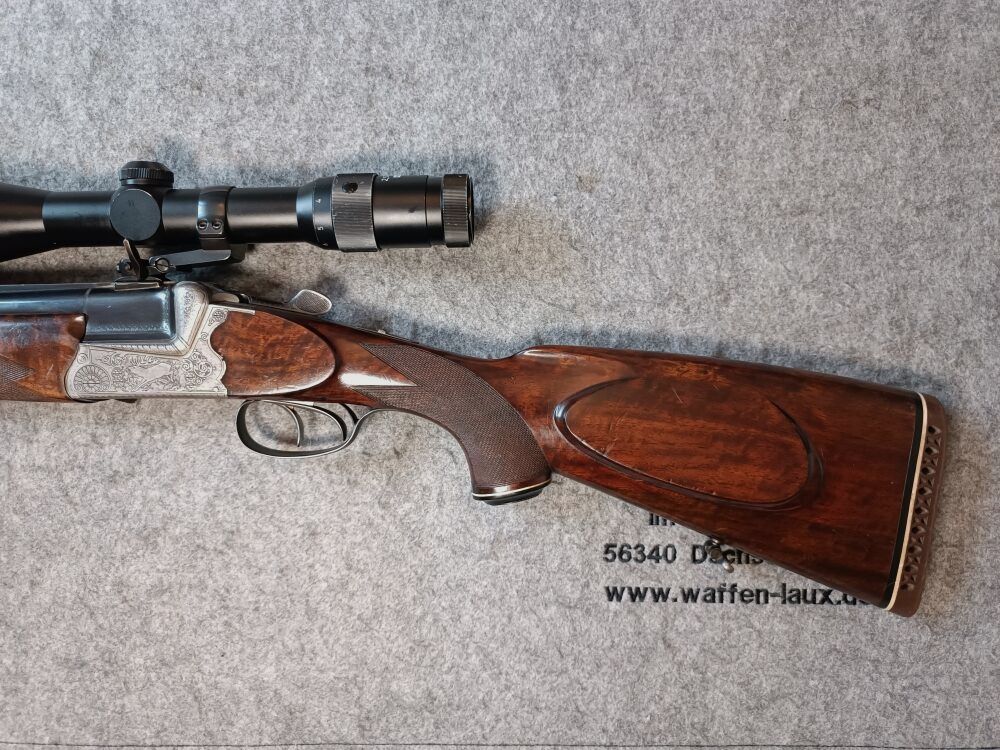 Franz Sodia Ferlach Bockbüchsflinte mit K&S Einstecklauf + ZF Doctor 2,5-10x48