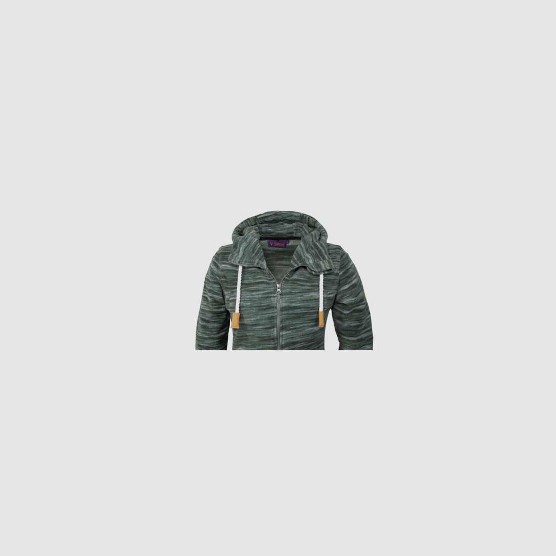 Fleece Hoody Ladies Fashion - lang, modischer Kordelzug