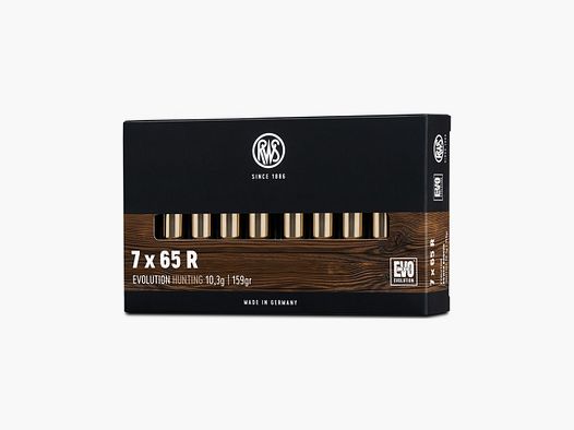 Boite de 20 Cartouche RWS EVO cal.7X65 R 159GR 10,3 G