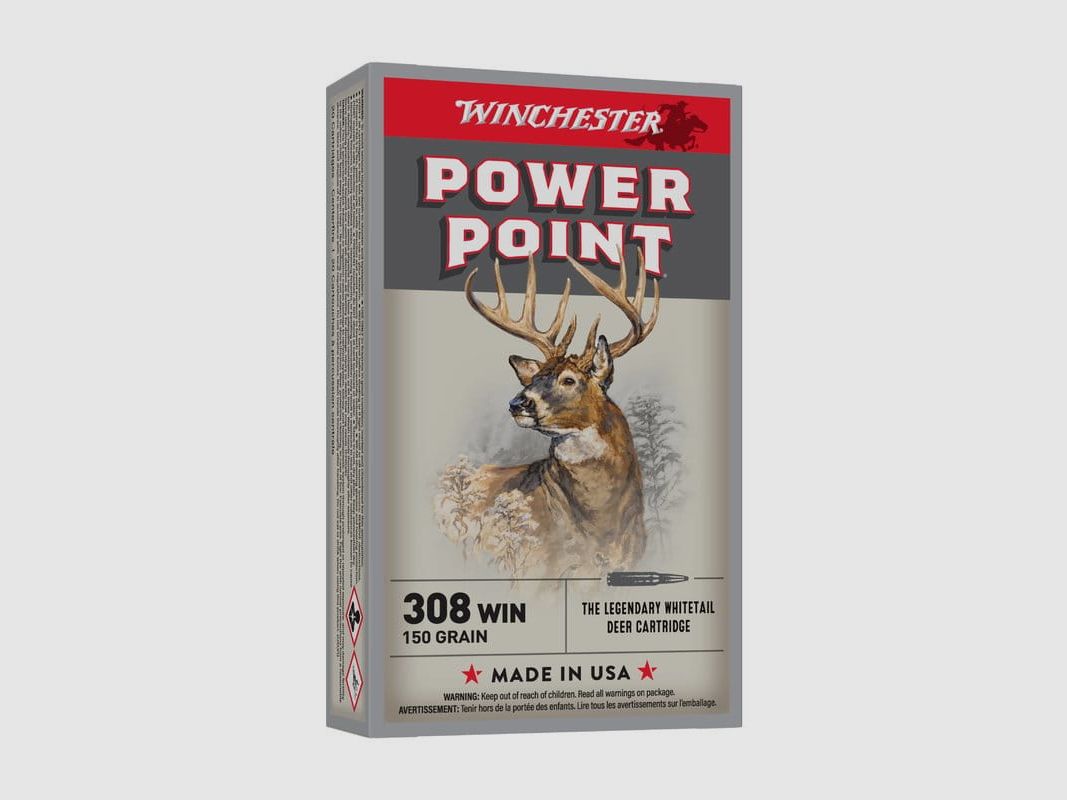 Winchester .308 Win. Powerpoint 150 grs. - 20 pz.