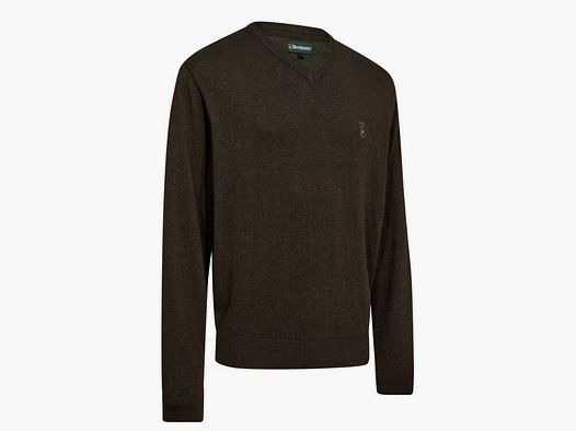 Deerhunter Harrington V-nek trui Brown Melange