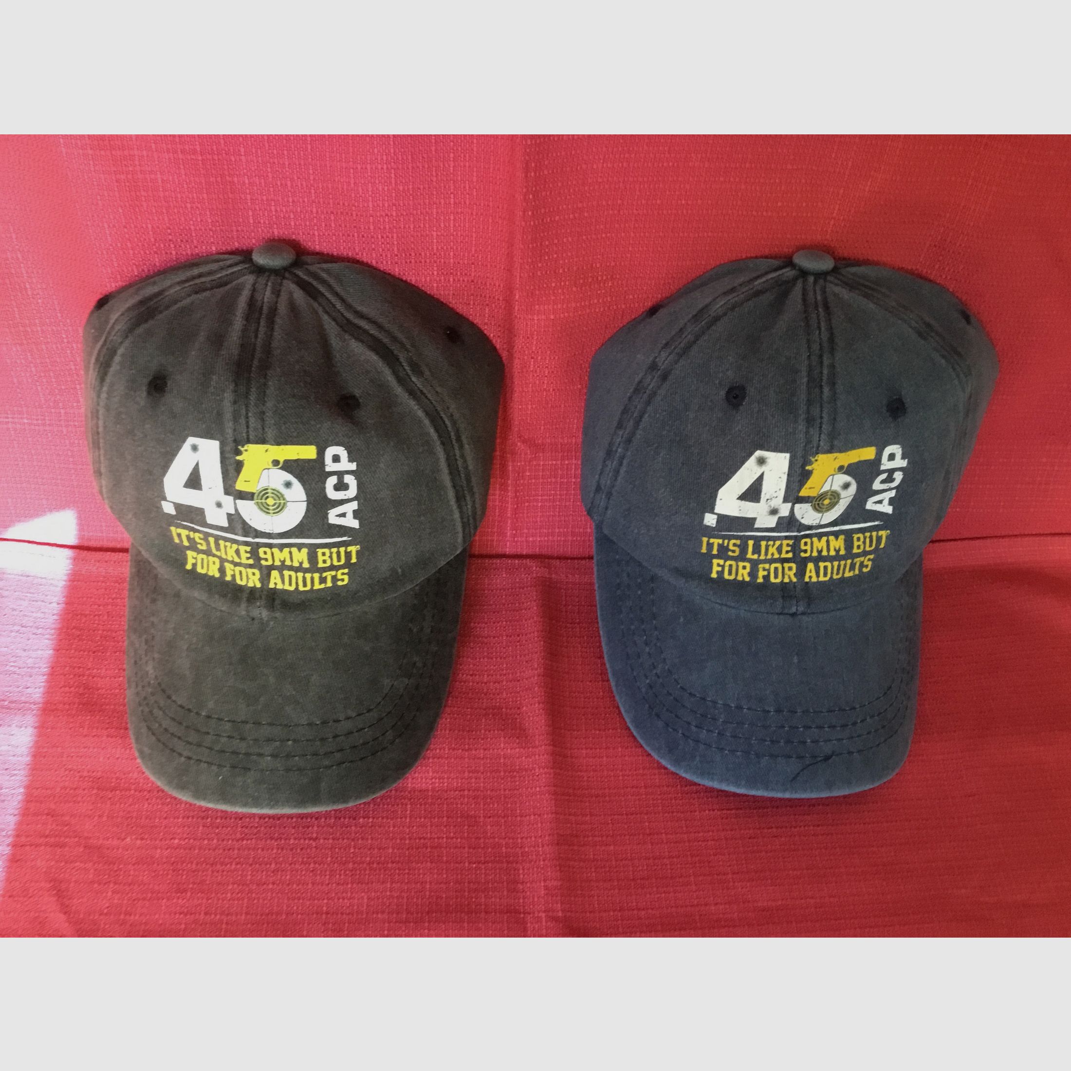 Gorra de béisbol 45 ACP Negra, Azul