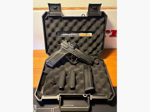 CZ Pistole P-09 F Nocturne SR HAWKE Set mit Optik 